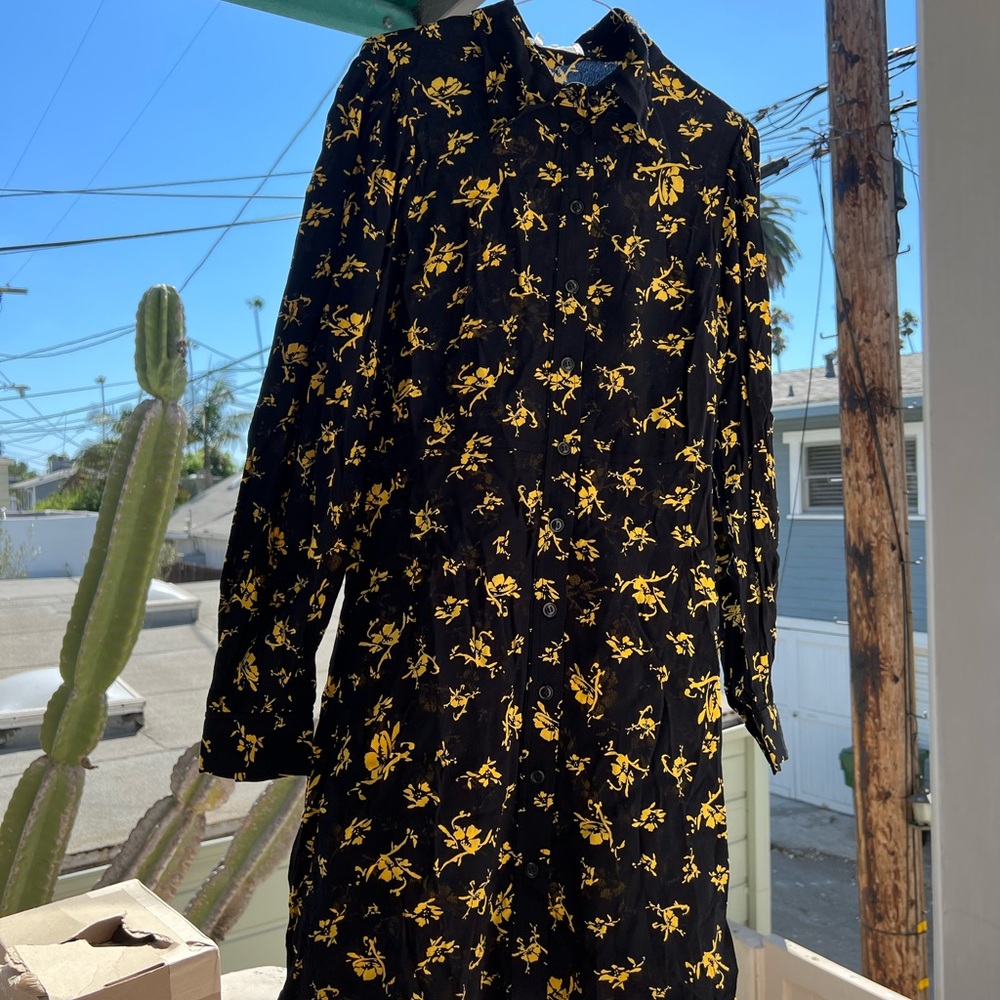 GANN Floral Print Shirt Dress Mini